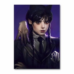 Placa Decorativa Wandinha