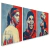 kit 3 Quadros Decorativo Ronaldinho Gaúcho