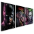 kit 3 Quadros Decorativos Batman e Coringa
