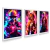 kit 3 Quadros Decorativos One Piece , Luffy, Nami e Zoro