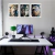 kit 3 Quadros Decorativos Leão Águia e Lobo na internet