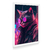 Imagem do Kit 3 Quadros Decorativos Gato Cyberpunk