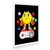 Kit 3 Quadros Decorativos Pac Man