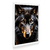 kit 3 Quadros Decorativos Leão Águia e Lobo Gold