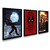 Kit 3 Quadros Decorativos Filme Marvel Deadpool - comprar online