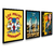 Kit 3 Quadros Decorativos Breaking Bad Los Pollos e Saul Goodman - comprar online