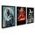kit 3 Quadros Decorativos Senhor dos Anéis Exclusivo