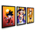 kit 3 Quadros Decorativos Dragon Ball Gt