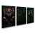 Kit 3 Quadros Decorativos Matrix - comprar online