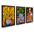 kit 3 Quadros Decorativos Dragon Ball