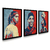 kit 3 Quadros Decorativo Ronaldinho Gaúcho - comprar online