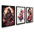 kit 3 Quadros Decorativos Geisha Art Japonesa - comprar online