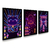 Kit 3 Quadros Decorativos Arte Neon Torii e Gato Maneki Neko - comprar online
