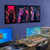Kit 3 Quadros Decorativos Gato Cyberpunk - Tudo em Placas