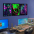 Kit 3 Quadros Decorativos Zoro Art Cyberpunk - Tudo em Placas