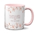 Caneca Feliz Aniversário C Nome Flores Laranja - Caneca Personalizada - AShow Presente 