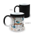 Caneca Bege Detalhes Personalizada Com 5 Fotos - comprar online