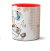 Imagem do Caneca Bege Detalhes Personalizada Com 5 Fotos