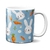 Caneca Chocolate Coelho Branco Flor na internet
