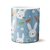 Caneca Chocolate Coelho Branco Flor - comprar online