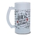 Caneca Chopp Casais Amor Detalhes Vidro Jateado 475ml