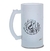 Caneca Chopp Mãe Rainha Linda Flor Vidro Jateado 475ml