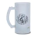 Caneca Chopp Mãe Rainha Linda Flor Vidro Jateado 475ml