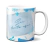 Caneca Personalizada Com Foto Azul Detalhes na internet