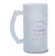 Caneca Chopp Mãe Se Pronuncia Amor Vidro Jateado 475ml