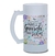 Caneca Chopp Positividade Te Guarda Vidro Jateado 475ml