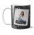 Caneca Personalizada Com Foto Preto Detalhes Coração