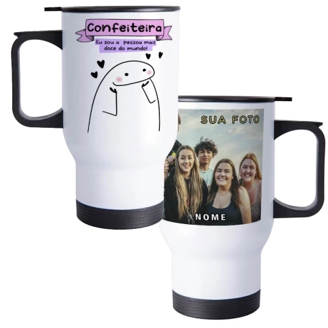 Copo Térmico Personalizado Profissão Confeiteira