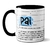 Caneca Pai Significado Lettering Azul - loja online