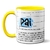 Caneca Pai Significado Lettering Azul - loja online