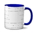 Caneca Pai Significado Lettering Azul - Caneca Personalizada - AShow Presente 