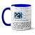 Caneca Pai Significado Lettering Azul - comprar online