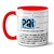 Caneca Pai Significado Lettering Azul - loja online