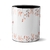 Imagem do Caneca Aniversário Nome Laranja Flores