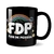 Caneca Divertida FDP Preto - Caneca Personalizada - AShow Presente 