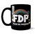 Caneca Divertida FDP Preto