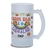 Caneca Chopp Divertida Bom Dia Caralho Vidro Jateado 475ml na internet