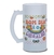 Caneca Chopp Divertida Bom Dia Caralho Vidro Jateado 475ml