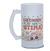 Caneca Chopp Divertida Cafeinada àtima Vidro Jateado 475ml