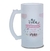 Caneca Chopp Mãe Manual De Vida Vidro Jateado 475ml