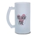 Caneca Chopp Mãe Melhor Mãe Vidro Jateado 475ml