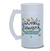 Caneca Chopp Profissão Colorida Nutrici Vidro Jateado 475ml