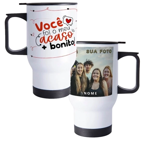 Copo Térmico Personalizado Casais Acaso Mais Bonito