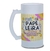 Caneca Chopp Profissão Colorida Papelei Vidro Jateado 475ml