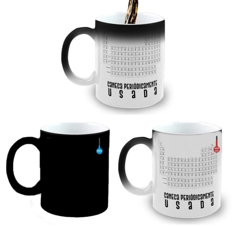 Caneca Mágica Porcelana Presente Meme Periódicamente Usada