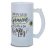 Caneca Chopp Positividade Girassol Luz Vidro Jateado 475ml na internet